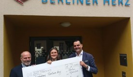 Mit 2.000 € fördern wir das Kinderhospiz "Berliner Herz"